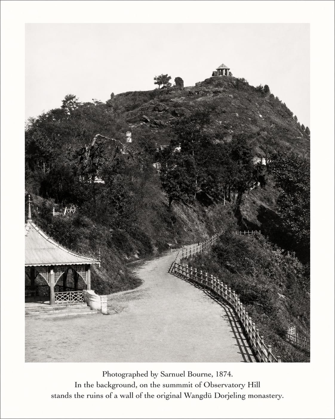 Observatory Hill ruins of Wangdü Dorjeling monastery, 1874