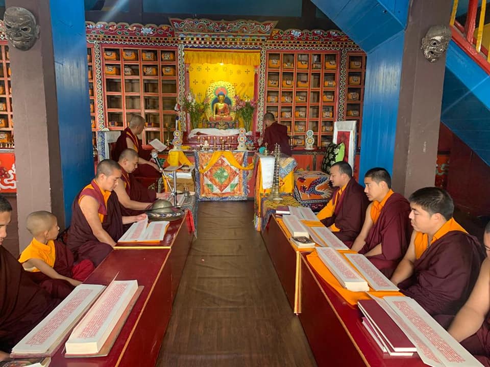 Pang Lhabsol observances and community preparation activities at Sangchen Thongdrol Ling, September 2022
